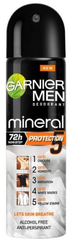 deodorant "garnier" black men