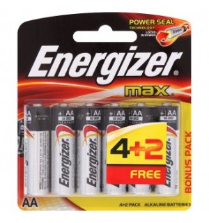 بطاريات انرجايزر AA 4+2