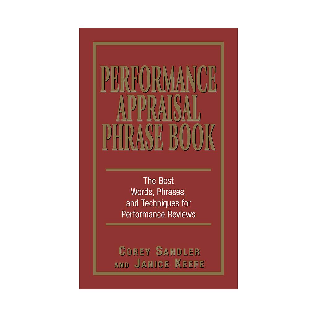 Performance Appraisal Phrase Book