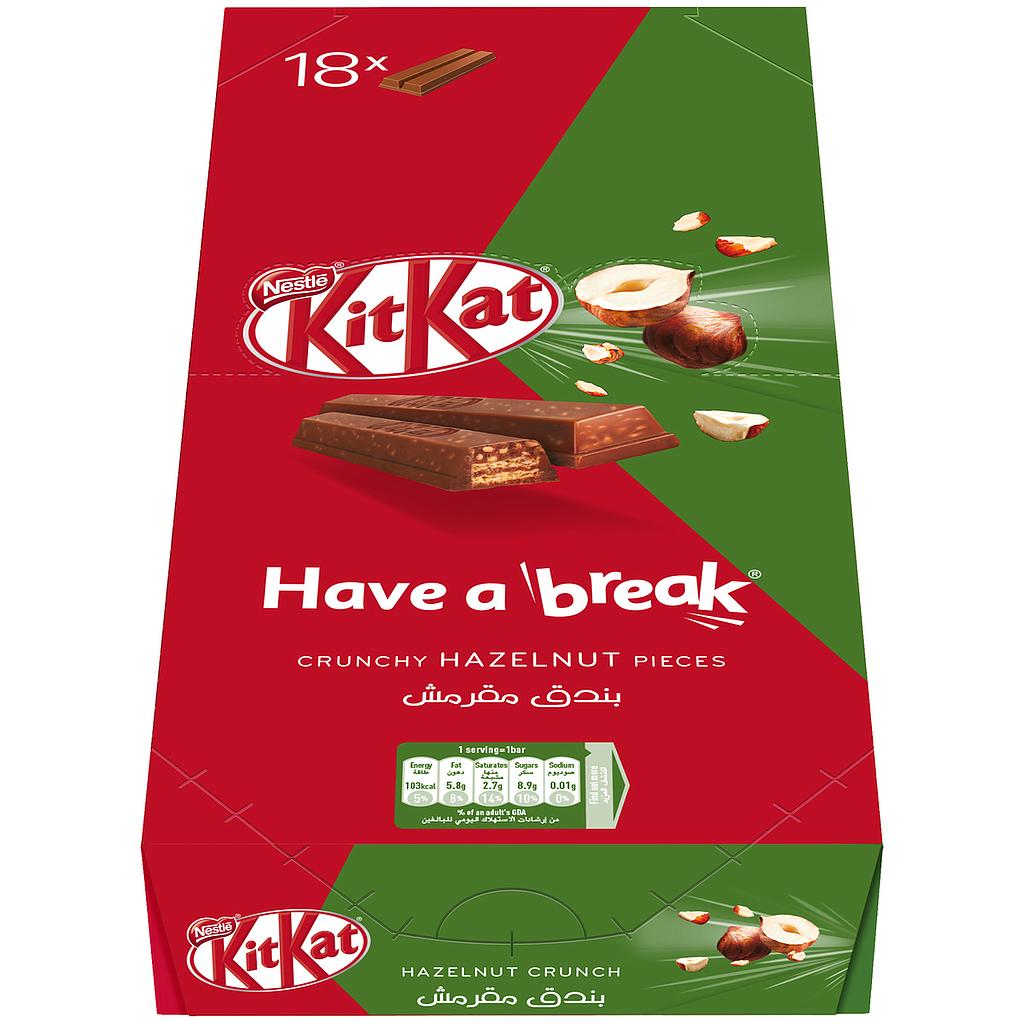 كيت كات شوكولا بالبندق 2 اصابع *18