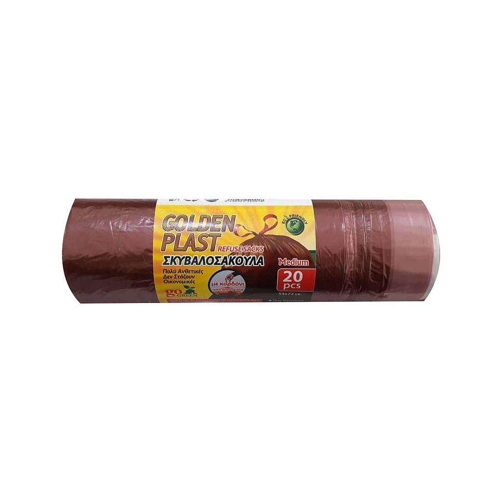 Golden Plast Medium Trash Bags *20