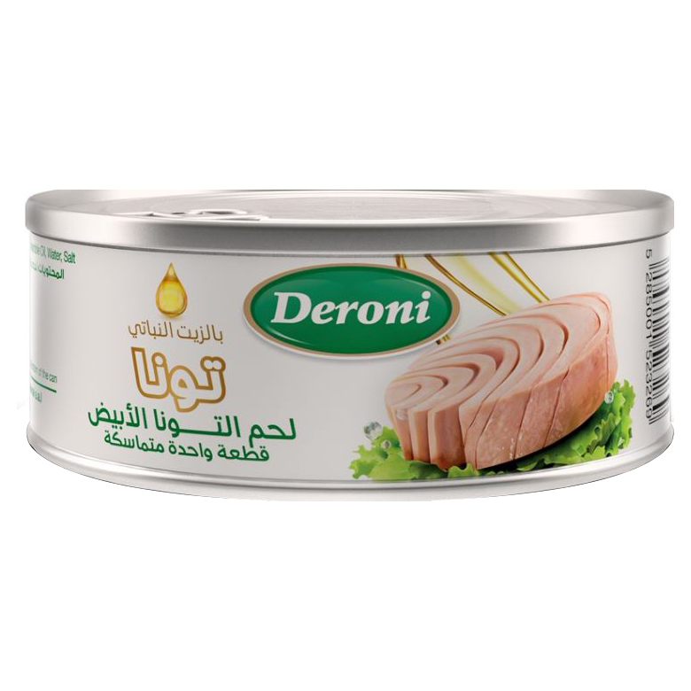 ديروني تونا بالزيت 185غ