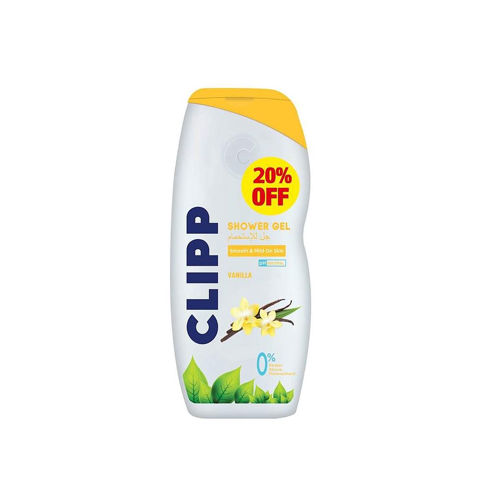 Clipp Shower Gel Vanilla 750ml 20% Off