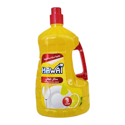 Hawai Dishwashing Liquid Lemon 3 L