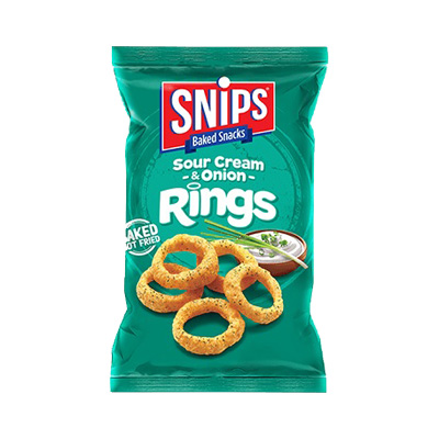 Snips Sour Cream & Onion Rings 17 g