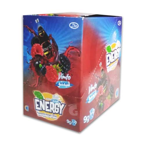 Energy Vimto Powdered Juice Sachet 9g *24
