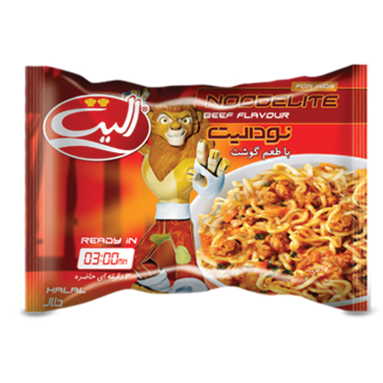 اليت نودلز للاطفال بنكهة لحم البقر 70غ 