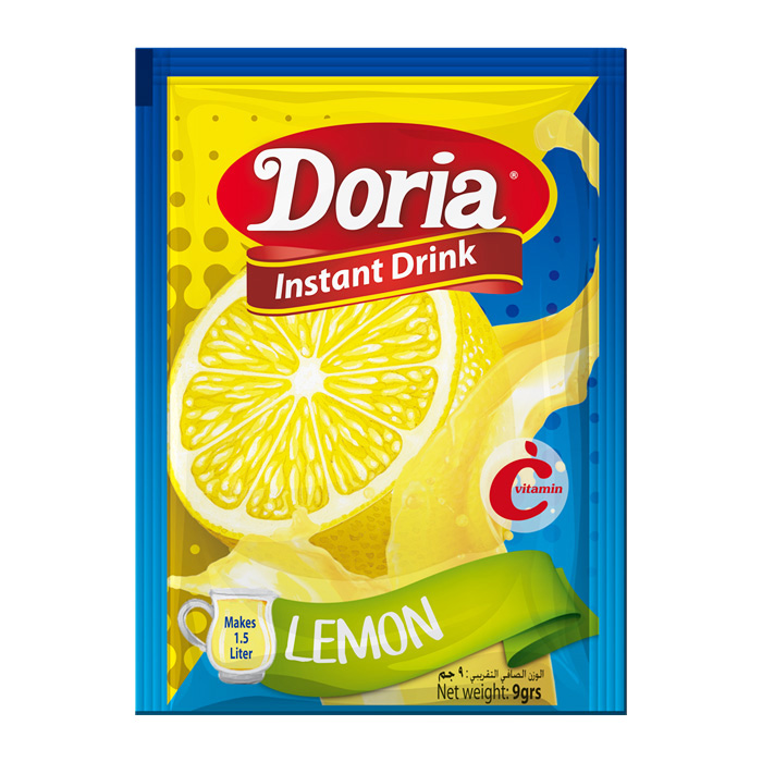 Doria Powder Juice Lemon Sachet 9 g