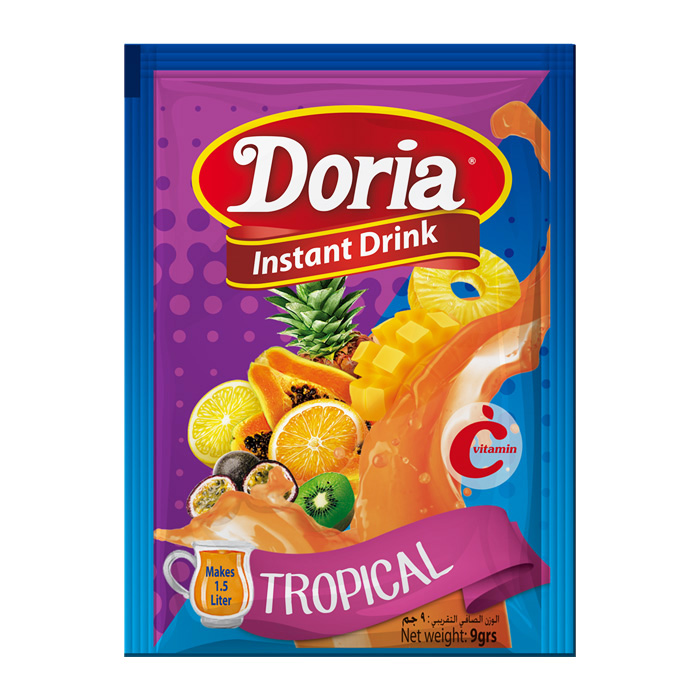 Doria Powder Juice Tropical Sachet 9 g