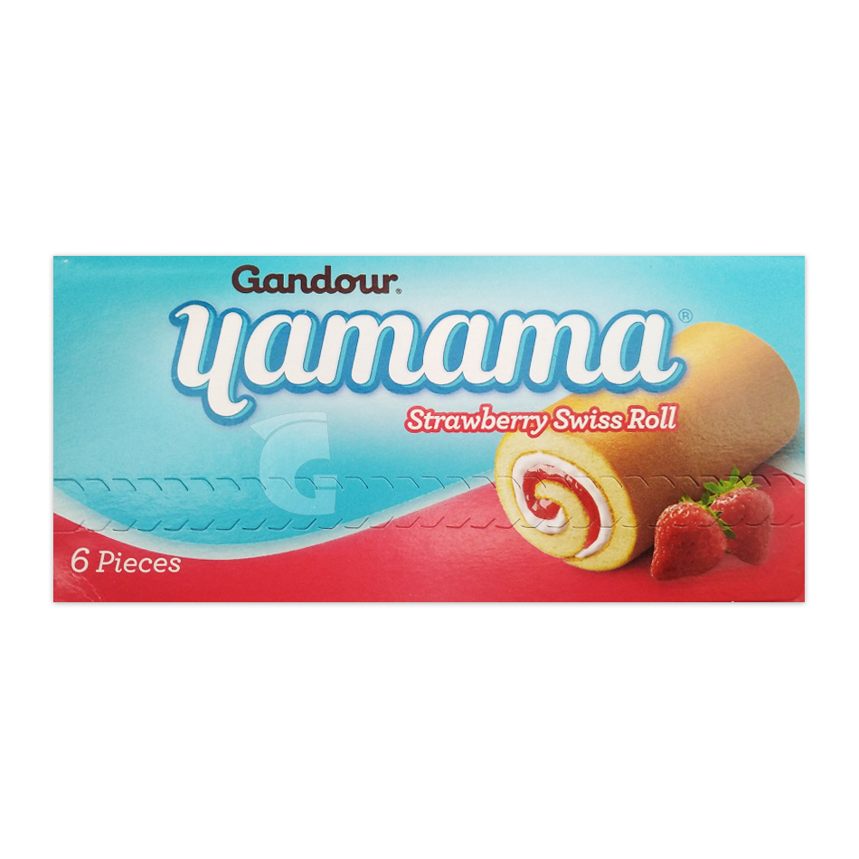 Yamama Strawberry Swiss Roll *6