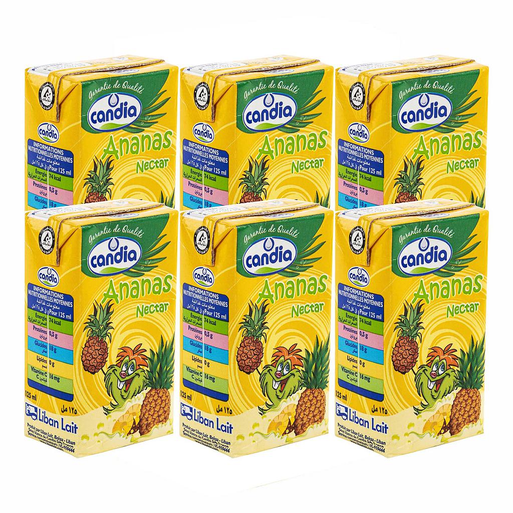 Candia Pineapple Juice 125ml *6