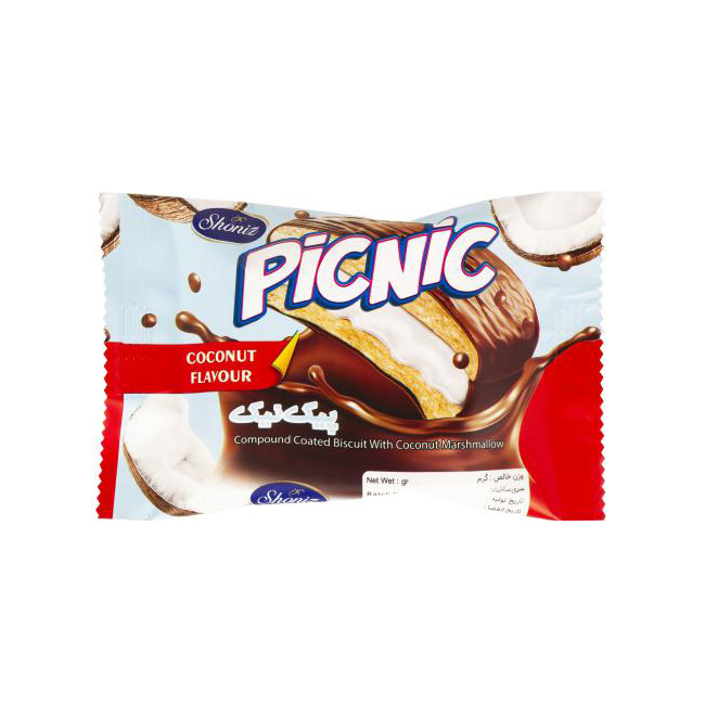 Picnic Chocolate Biscuit With Coconut Marshmallow 34g