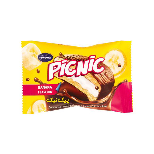 Picnic Chocolate Biscuit With Banana Marshmallow 34g