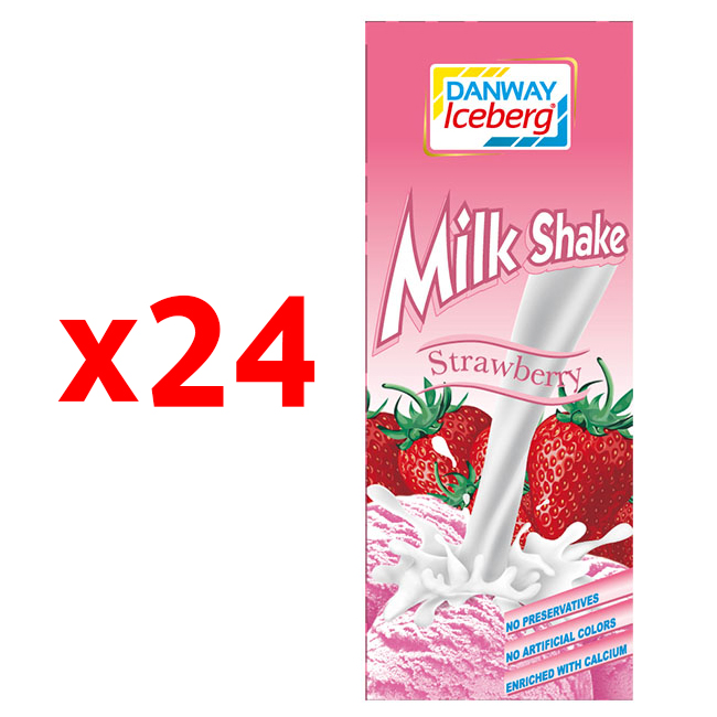 Iceberg Milk Shake Strawberry 180ml *24